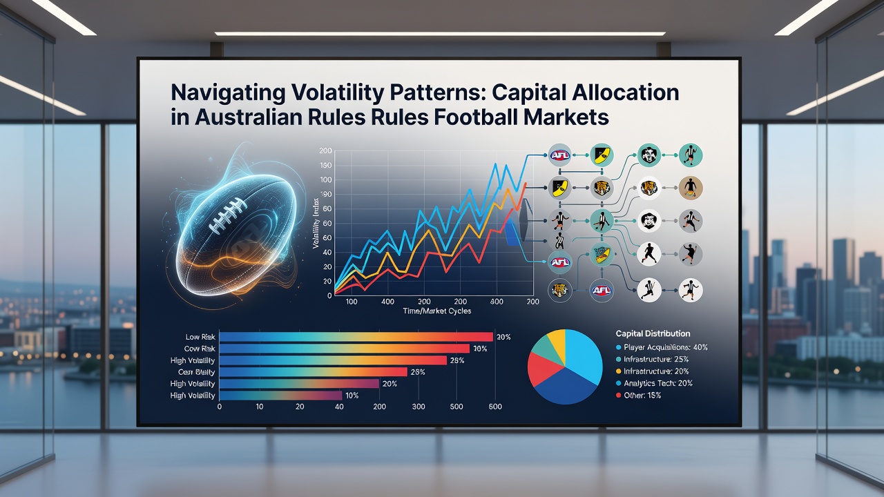 Data visualization of AFL odds movements and capital allocation graphs